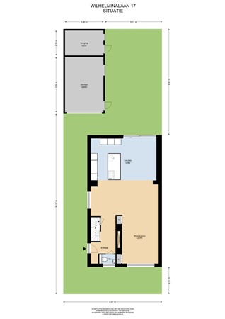 Floorplan - Wilhelminalaan 17, 6127 BS Grevenbicht